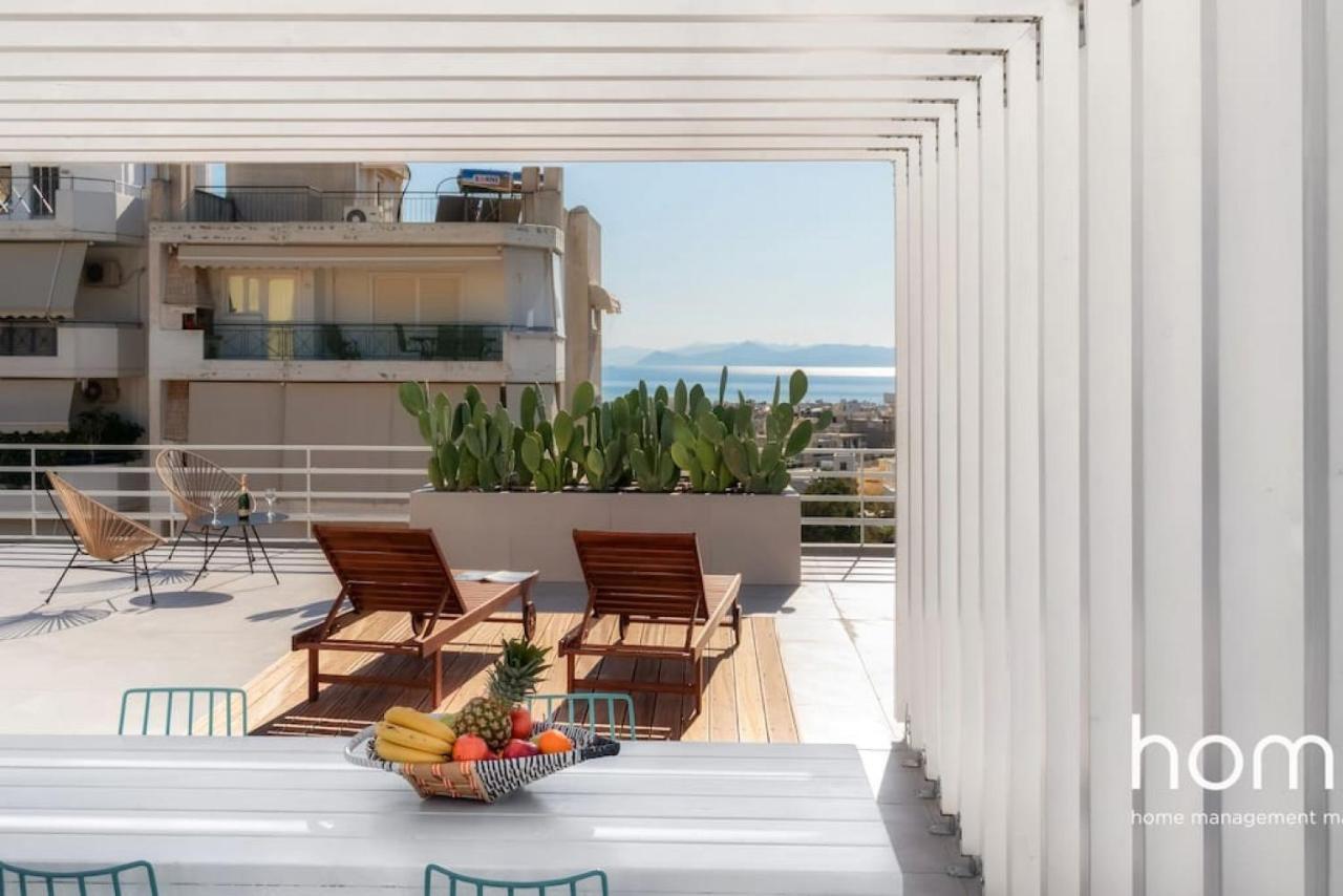 Brand New Homm Penthouse In Ano Glyfada, Dilou Apartman Athén Kültér fotó
