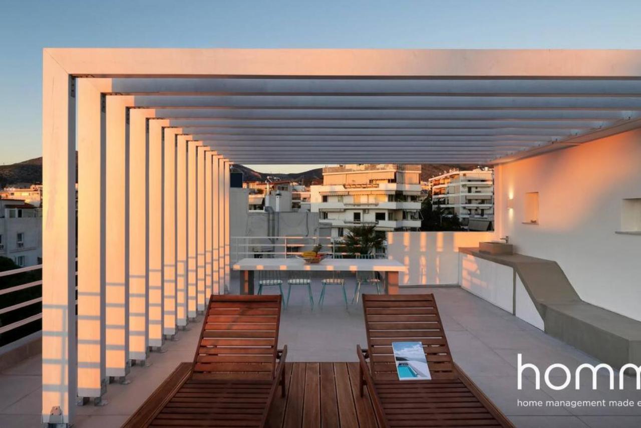 Brand New Homm Penthouse In Ano Glyfada, Dilou Apartman Athén Kültér fotó