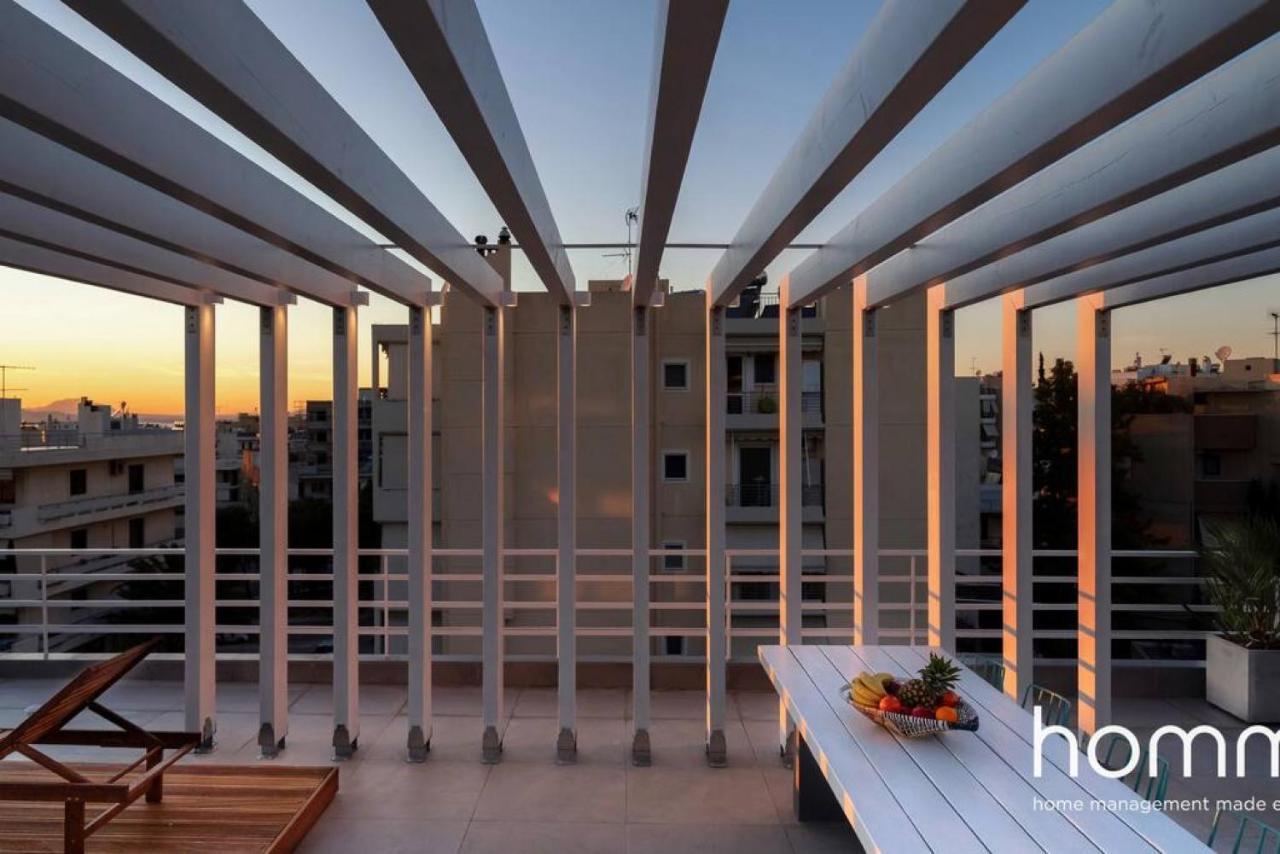 Brand New Homm Penthouse In Ano Glyfada, Dilou Apartman Athén Kültér fotó